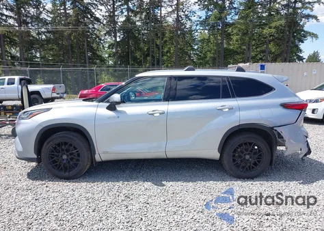 2021 Toyota Highlander Hybrid Limited z USA, uszkodzony, nr VIN 5TDDBRCH2MS016124